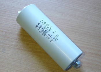 Kondensator rozruchowy, silnikowy 50uF MKSP-5 Miflex