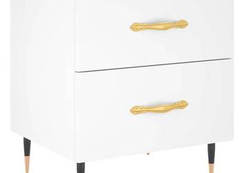 vidaXL Szafka nocna, biała, 40x35x47,5 cm(SKU:827260)