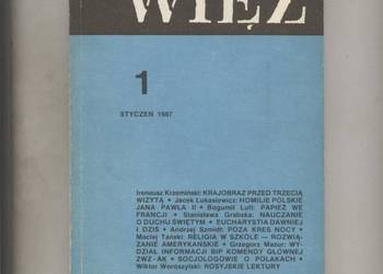 Więż miesięcznik nr 1 1987