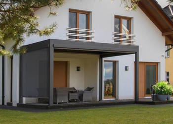 Zadaszenie tarrasu pergola lamelowa