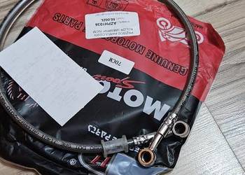 Przewód hamulcowy srebrny oplot 70cm