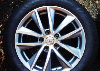 Oryginalne Felgi Infinity Q50 + opony Fulda Krilstall Contron HP2 zimowe
