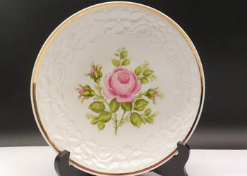Porcelanowa patera/talerz z różą, Schumann Arzberg Bavaria