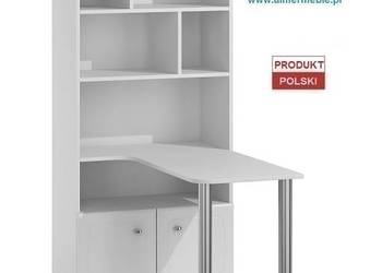 BIANCO N36 regał z biurkiem dla dziecka 80x40 w.190