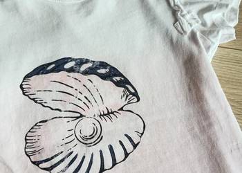 T-shirt koszulka dziewczęca biała 98
