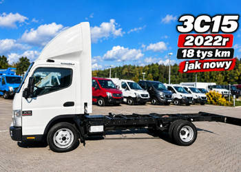Mitsubishi Fuso CANTER 3C15 / 2022 / 18 TYS. KM / JAK NOWY / KAT. B Moż. H…