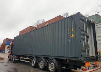 Kontener magazynowy morski 2025r 40"HC RAL7016 nowy 12 metrowy