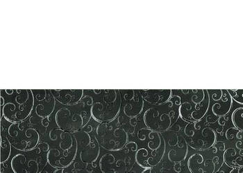 Dekor Hanabi nero Inserto Rococo 32,5 x 65,1; Paradyż, płytki, kafelki