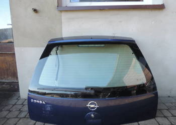 OPEL CORSA C KLAPA BAGAŻNIKA TYŁ TYLNA Z21B