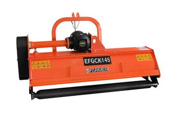 Kosiarka bijakowa EFGC-K 135 otwierana klapa 4FARMER - pomarańczowa