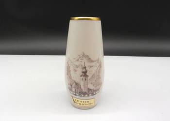 STARY KREMOWY PORCELANOWY WAZON LOFER AUSTRIA