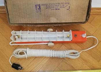 Lampa kempingowa POLAM ze świetlówką -lata 70-te - Nieużywana