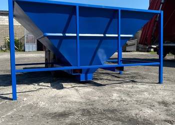 Kosz zasypowy do big bag, bufor, paczkarka 1,9 m3