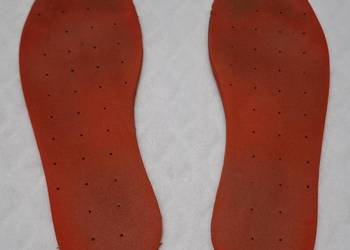 Wkładki do butów, dziecięce, 21cm, 4mm, czerwone