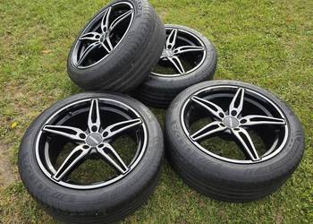 Sprzedam alufelgi Carmani 18" 5x112 z  oponami letnimi FULDA 245/45r18!