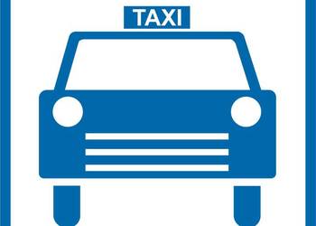 Naklejka znak informacyjny postój taksówek RA040