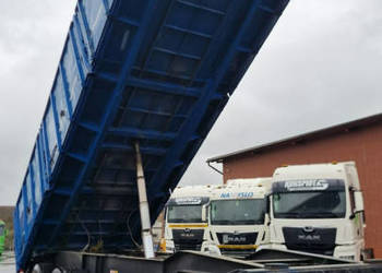 Przyczepa transportowa Babelsberg Kroger HKD 402 Wywrotka 3 osie Kroger HK…