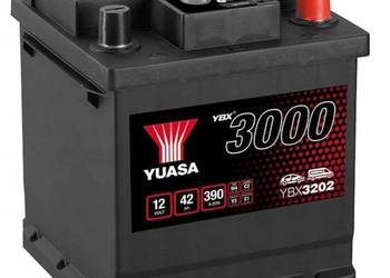 Akumulator 42Ah 390A kostka Prawy Plus Yuasa Standard
