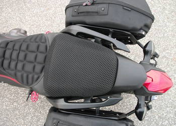 Pokrowiec na siedzenie pasażera motocykla siatka mesh