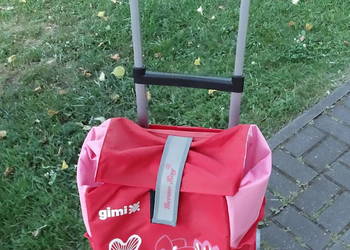 Wózek na zakupy Gimi Thermo Bag – czerwony w kwiaty, torba termiczna