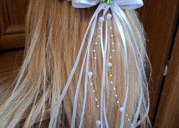 Wianek komunijny jak żywy delikatny