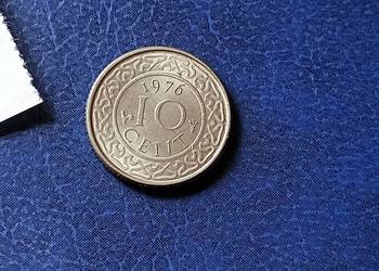 stare monety 10 cent 1976 Surinam