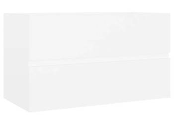 Szafka pod umywalkę biała 80x385x45 cm WM-804746