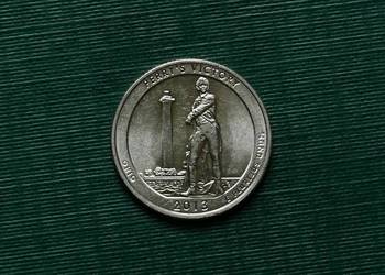 USA - ¼ dolara, 2013r Zwycięstwo Perry'ego i Pomnik Pokoju