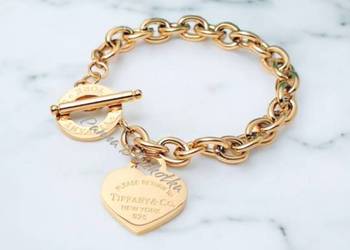 Bransoletka Tiffany & Co. klasyczny model zawieszka serce