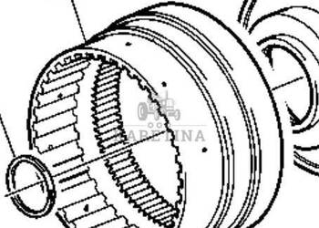 John Deere 6068HLA73 6820 6920 6920S Koło Koronowe CZĘŚCI L171322