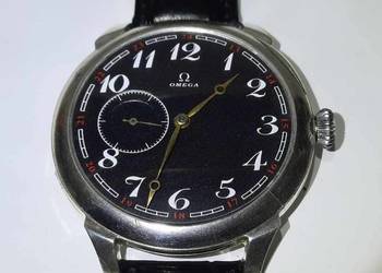 Zegarek Omega Pasówka czarna w srebrze (K1600)