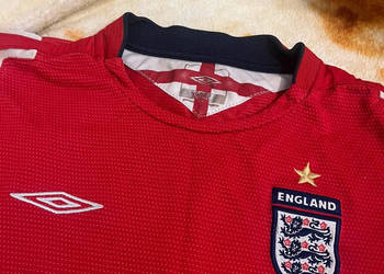 Anglia Umbro 2004-06 wyjazdowa koszulka piłkarska