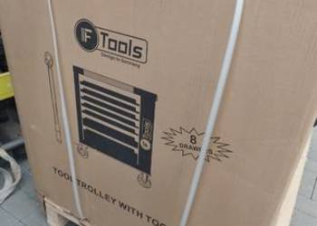Wózek warsztatowy F-Tools | Szafka narzędziowa 8 szuflad z WYPOSAŻENIEM (No