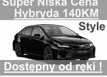 Toyota Corolla 140KM Wyprzedaż 2025 Martwe Pole Style super Cena ! Od ręki…