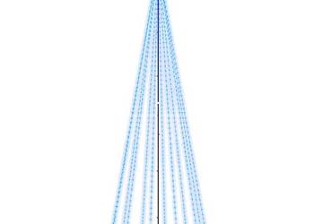 vidaXL Choinka stożkowa, 732 niebieskie LED, 160x500 cm(SKU:343496)