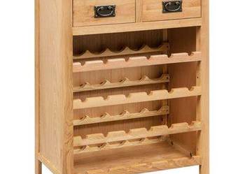 vidaXL Szafka na wino, 72 x 32 x 90 cm, lite drewno dębowe(SKU:247043)