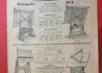 ( 471. ) Niemiecki Prospekt Sprzęt Kreślarski, Geodezyjny