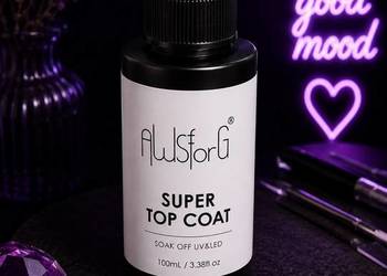 AuSforG Super Top Coat 150ml UV LED Professional Gloss Finish
