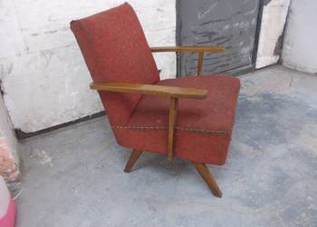 Stary fotel PRL vintage lata 60