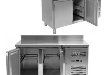 Stół Mroźniczy 2-Drzwiowy Yato Yg-05251 Z Blatem Roboczym I Rantem 282l