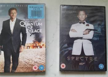 James Bond - QUANTUM OF SOLACE / SPECTRE dvd video