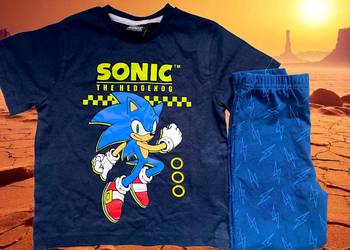 Nowy komplet nowa piżama chłopiec Sonic bohater