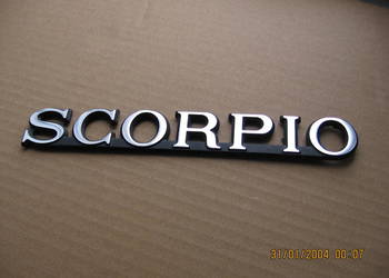 Ford Scorpio napis emblemat auto klasyk PRL