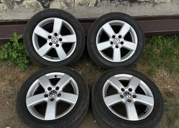 Koła Aluminiowe 16 205/55 5x112 LATO BRIDGESTONE VW Volkswagen Seat Audi