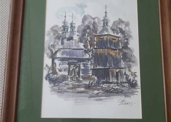 Rycina Komańcza cerkiew