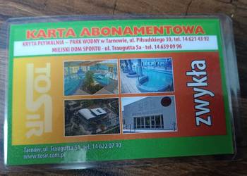 Karnet na basen TOSiR