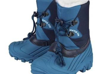 Śniegowce chłopięce ze świecącą podeszwą, rozm. 28