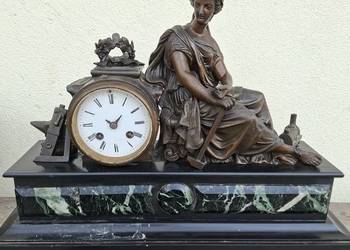 kominkowy zegar francuski stary