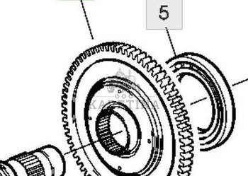 John Deere 6820 6920 6920S Przekładnia Zębata Czołowa 79 zębów CZĘŚCI L152…