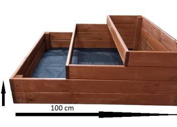 WARZYWNIAK PIĘTROWY 100x100x40 PODWÓJNIE IMPREGNOWANY